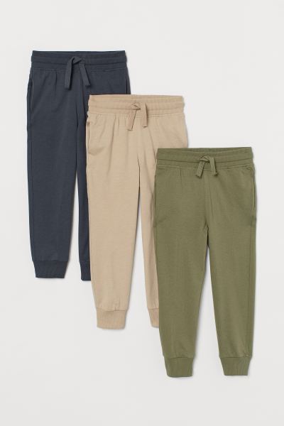 3-pack joggers