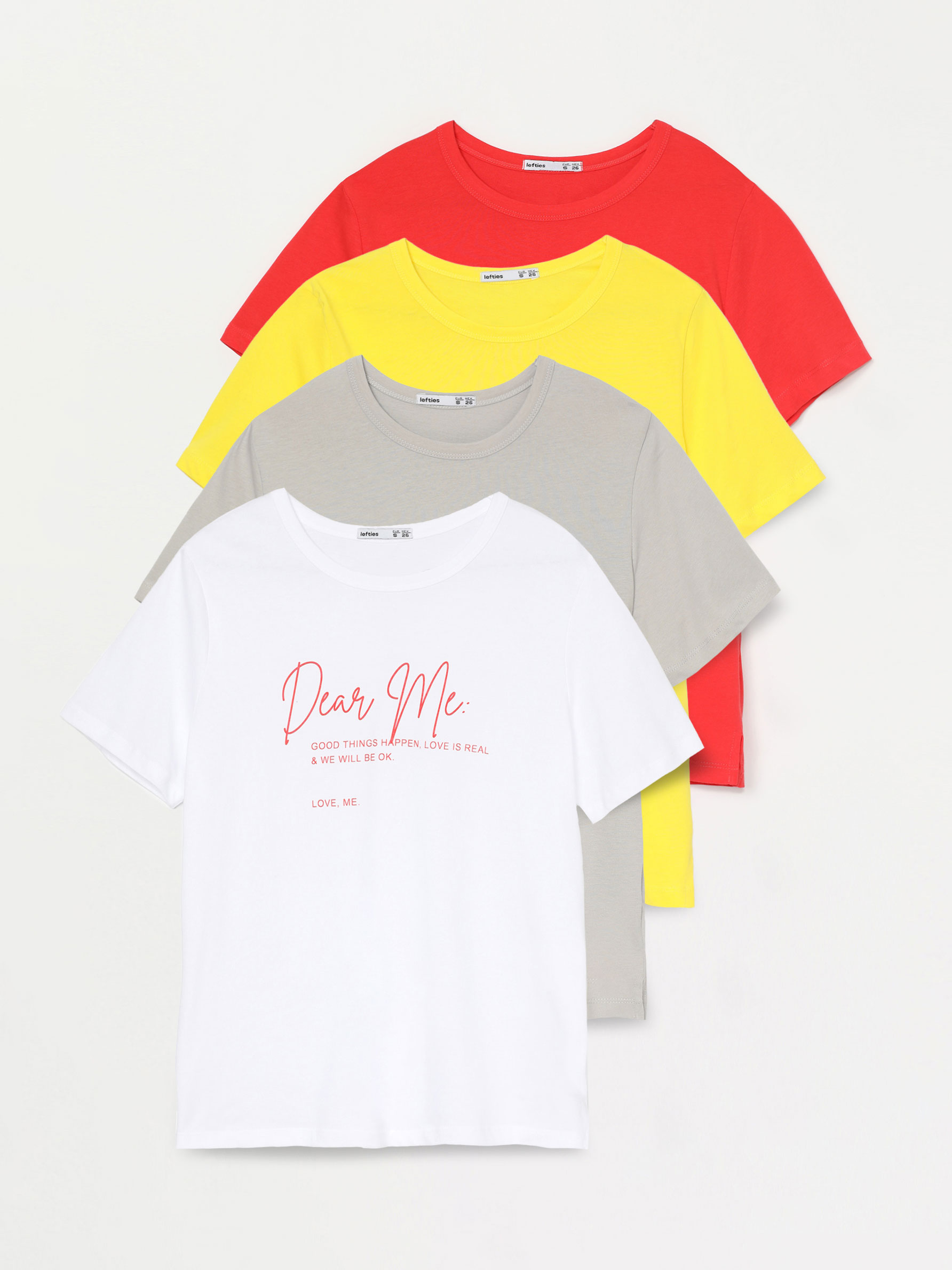 4-Pack of printed T-shirts