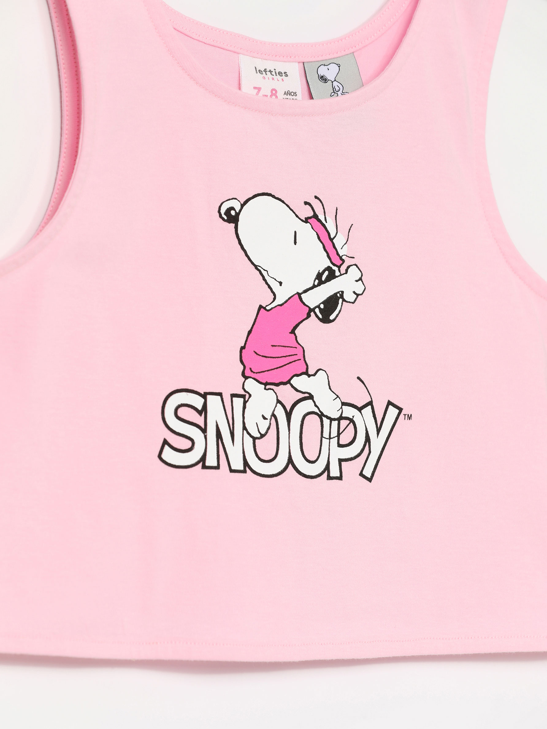 SNOOPY PEANUTS™ STRAPPY CROP TOP