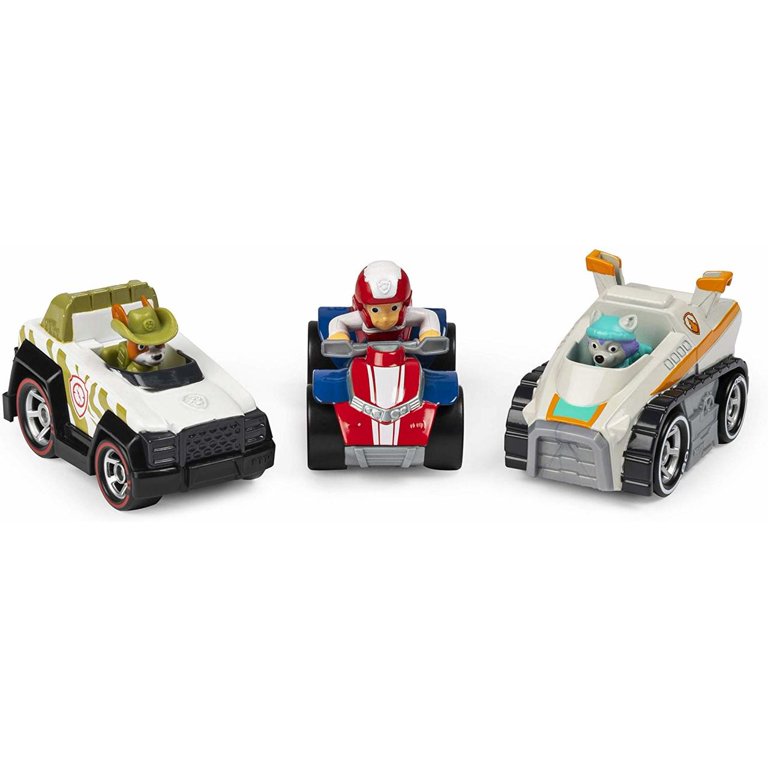 PAW Patrol, True Metal Classic Pack of 3 Collectible Die-Cast Vehicles, 1:55 Scale