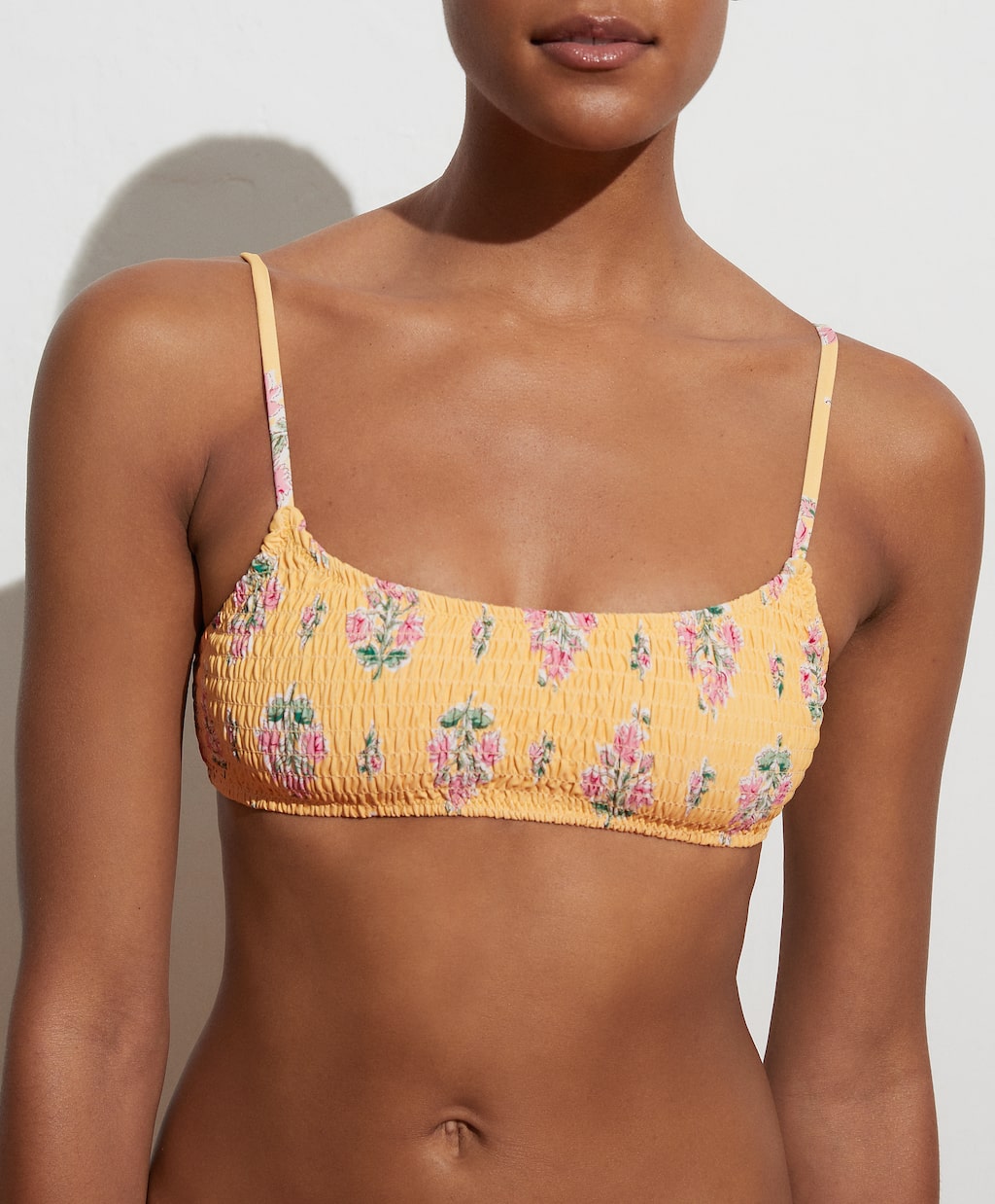 Smock bikini top