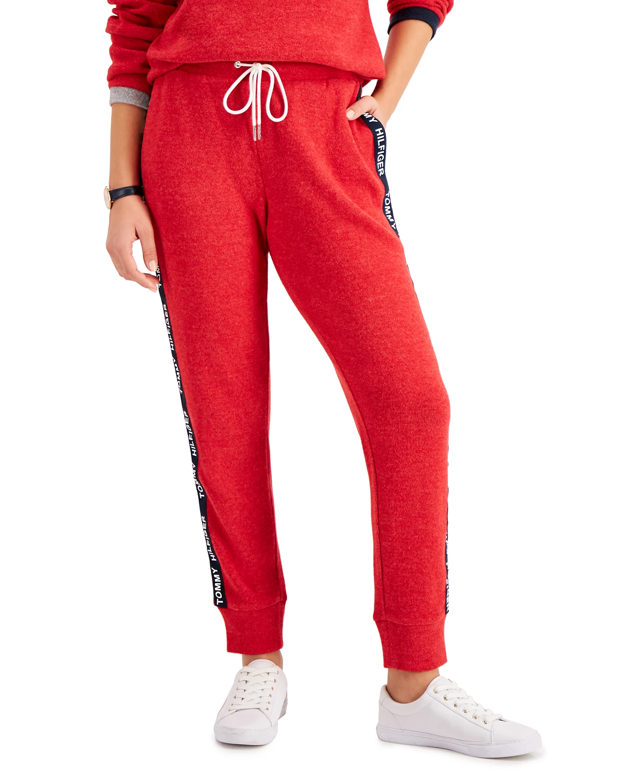 Tommy Hilfiger Logo-Tape Jogger Pants