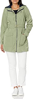 Tommy Hilfiger Women's Adaptive Long Hooded Jacket with Magnetic Zipper