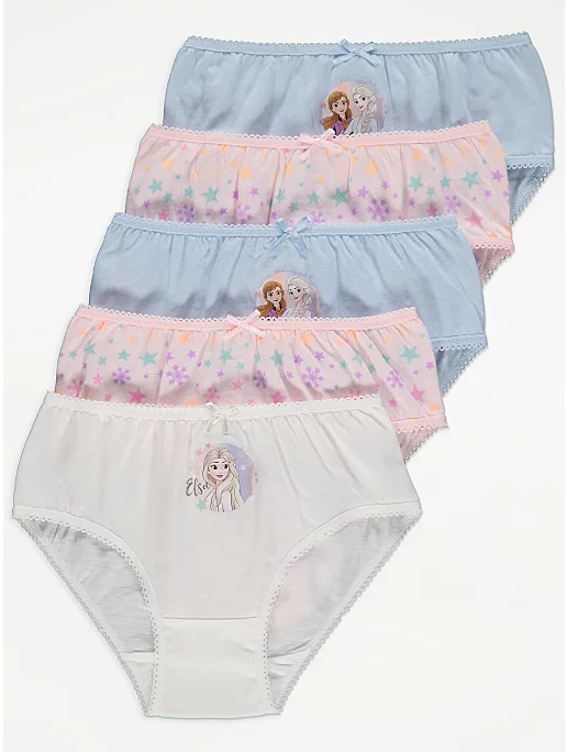 Disney Frozen Elsa Knickers 5 Pack