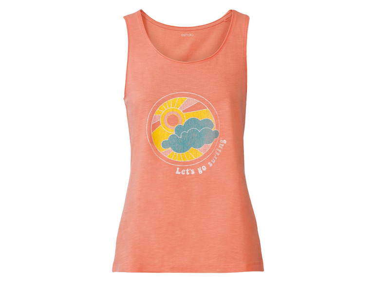 ESMARA® Top Damen, mit sommerlichem Statement-Print