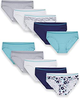 Fruit of the Loom Women's Tag Free Cotton Hipster Panties (Regular & Plus Size)