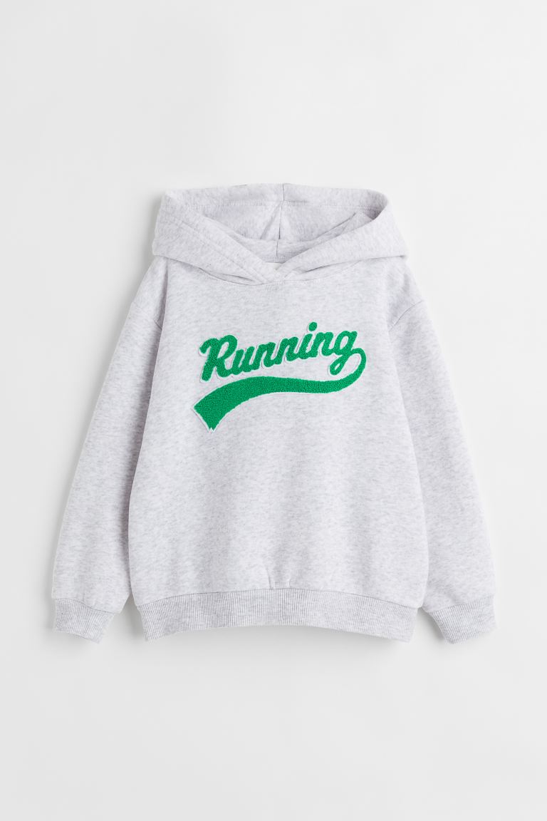 Appliquéd hoodie