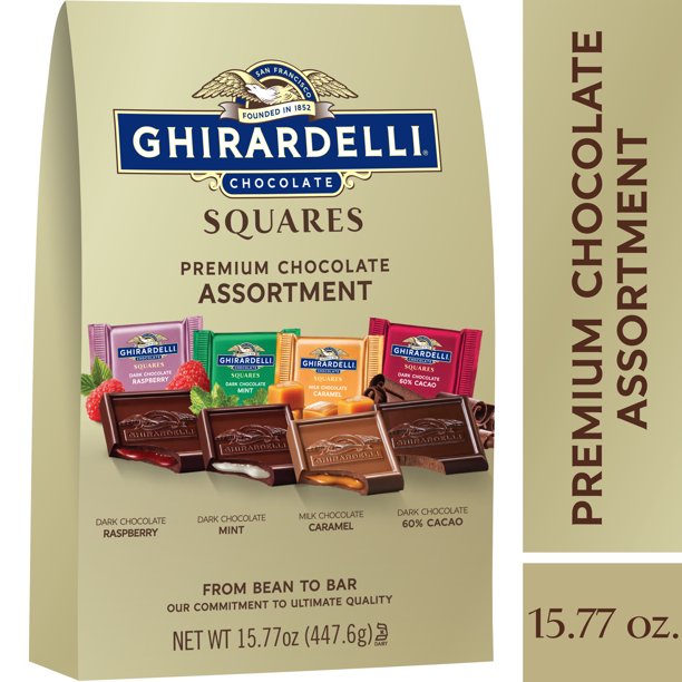 GHIRARDELLI Premium Assorted Chocolate Squares, Chocolate 