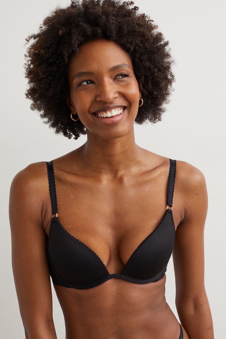 Jersey push-up bra