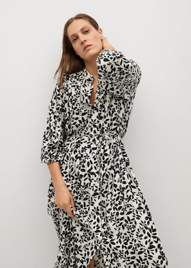  Vestido estampado midi REF. 87045668-CHERRY-LM