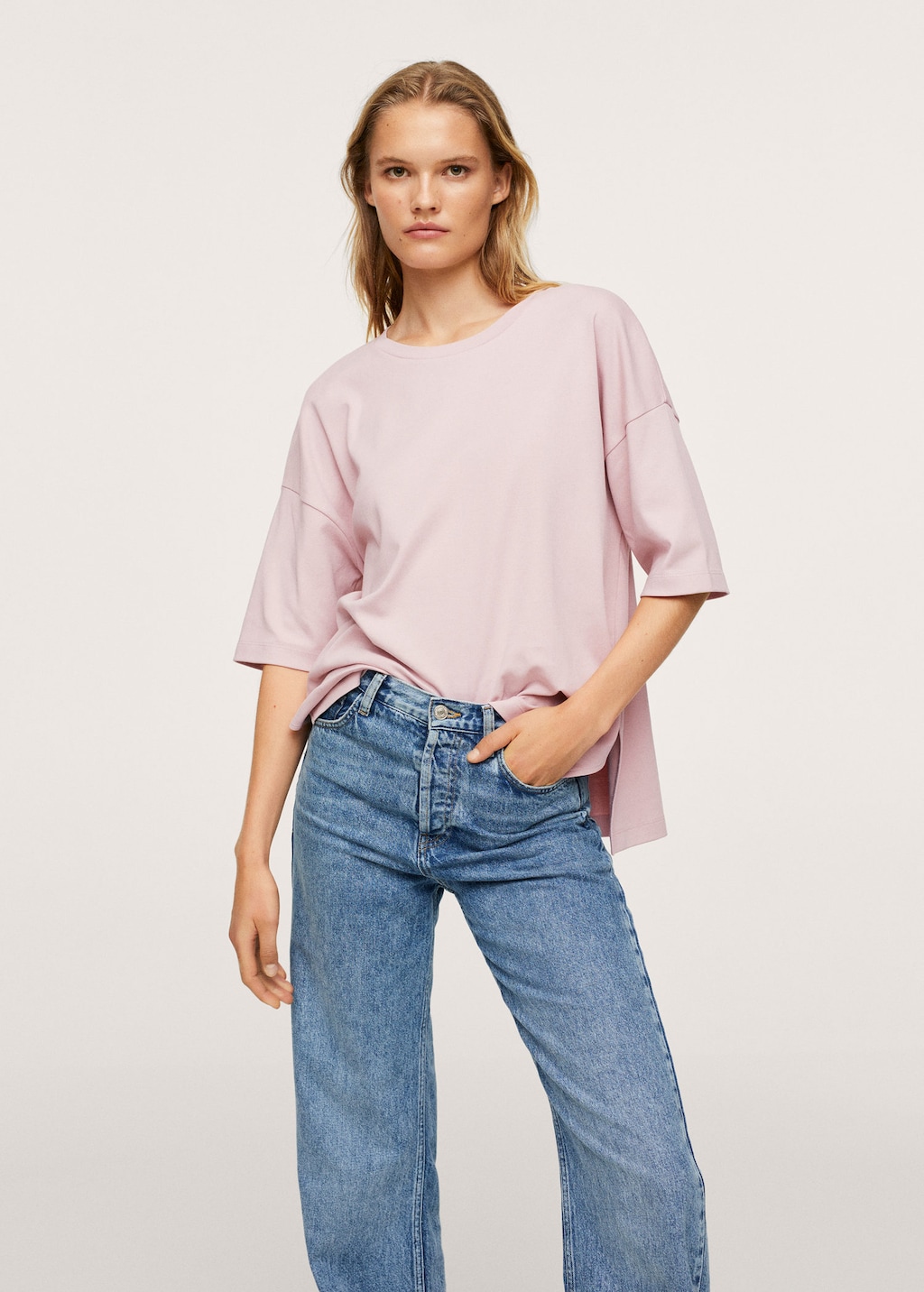 Camiseta oversize algodón