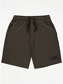 Khaki Unlimited Vibes Jersey Shorts