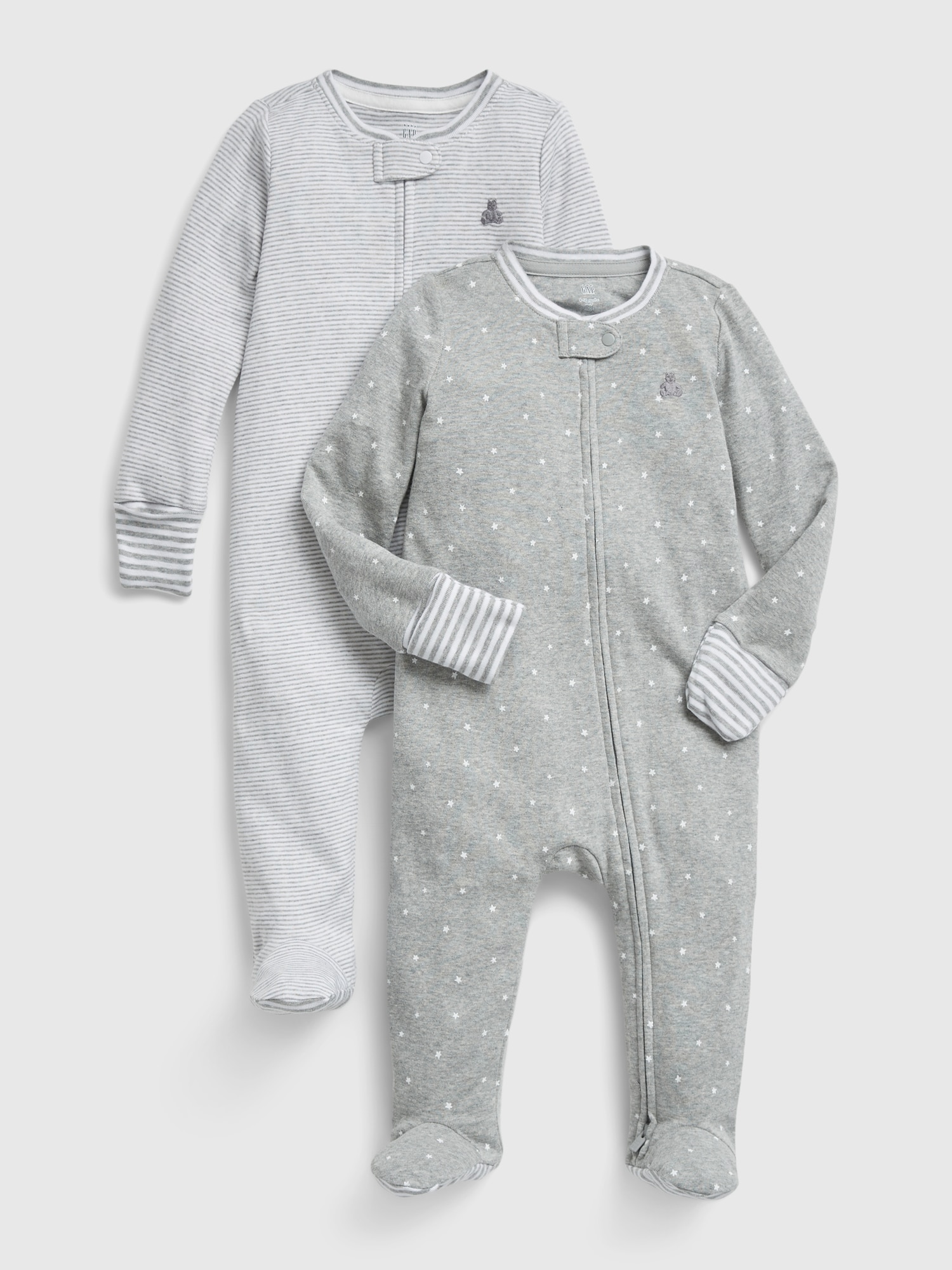 Baby 100% Organic Cotton First Favorite One-Piece (2-Pack)