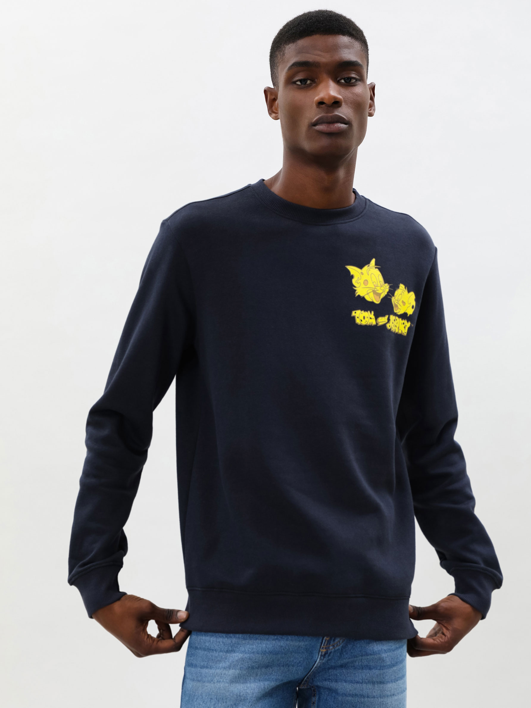 SUDADERA ESTAMPADA TOM & JERRY
