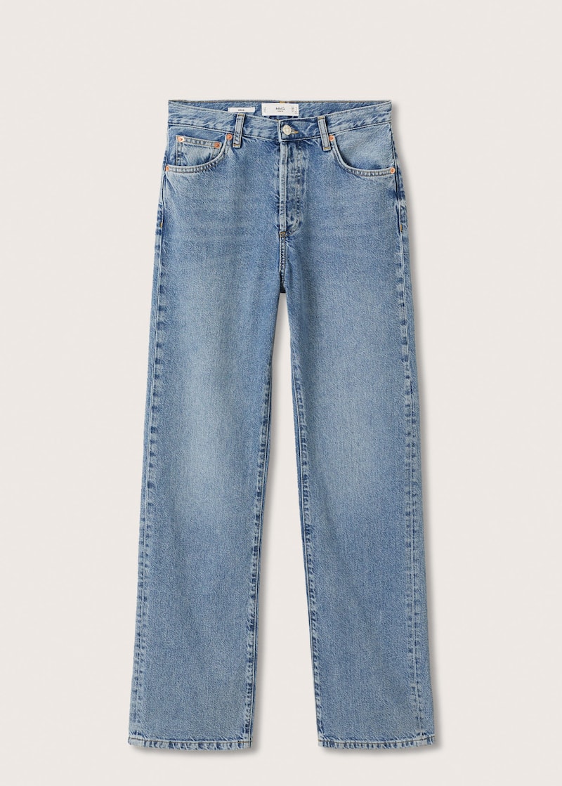 Jeans rectos tiro alto