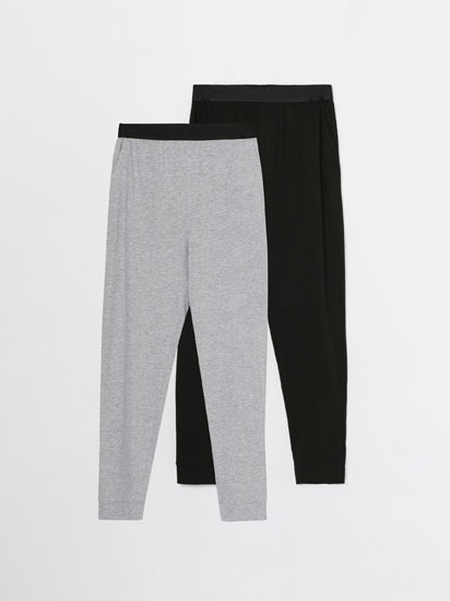 Pack of 2 pairs of pyjama trousers