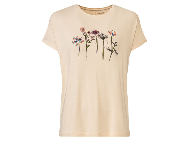 esmara Damen T-Shirt, mit ressourcenschonender Viskose