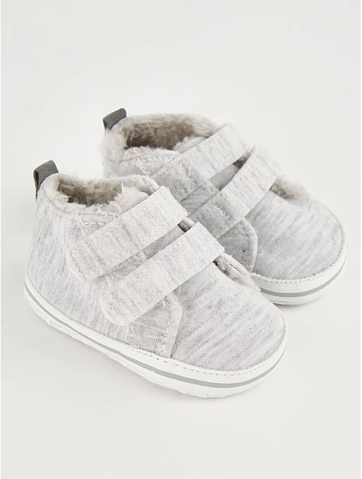 Grey High Top Trainers