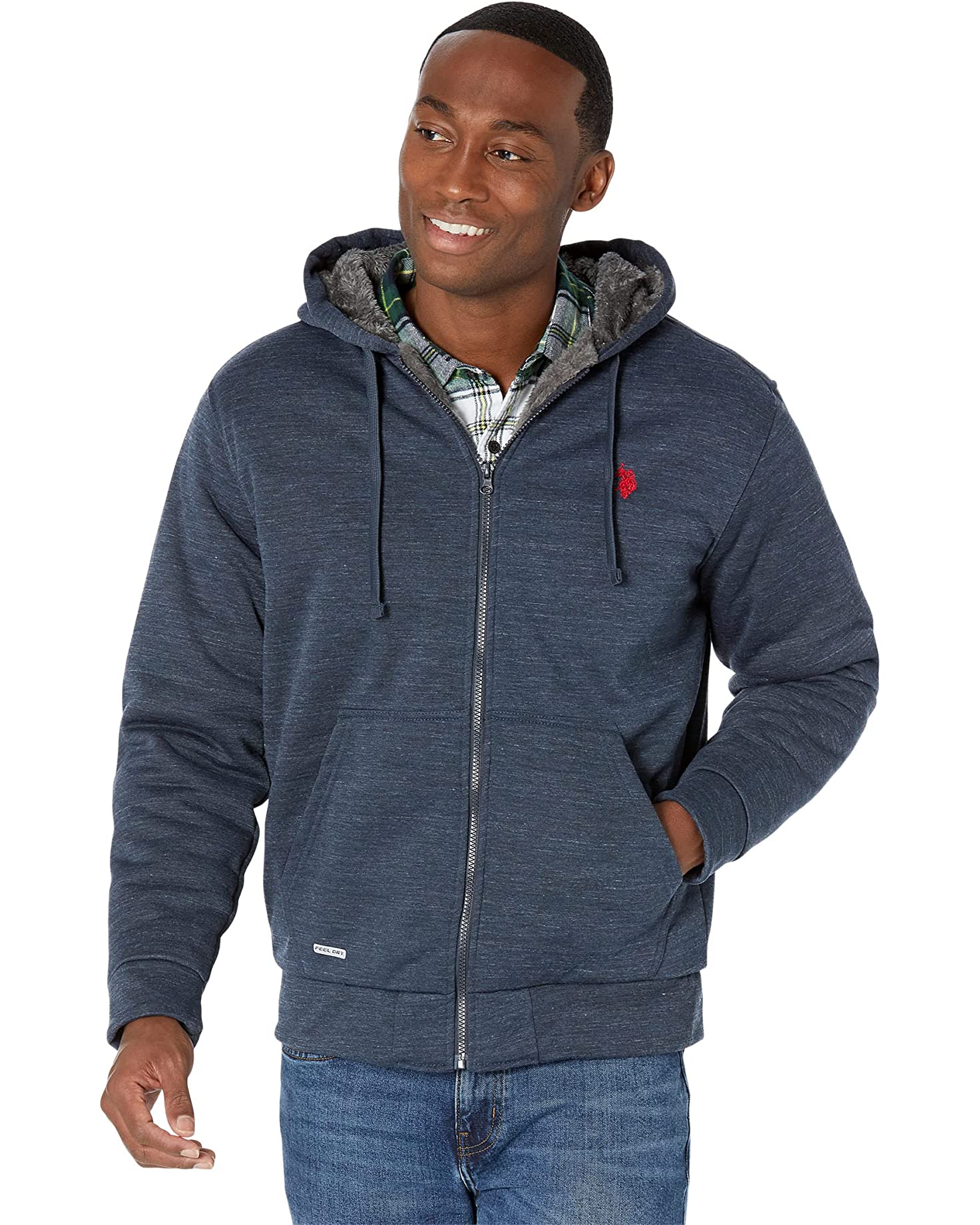 U.S. POLO ASSN.  Solid Sherpa Hoodie