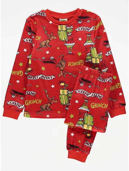 The Grinch Red Christmas Pyjamas