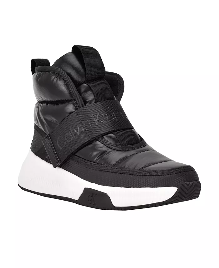 CALVIN KLEIN JEANS Women's Mabon Nylon High Top Sneakers