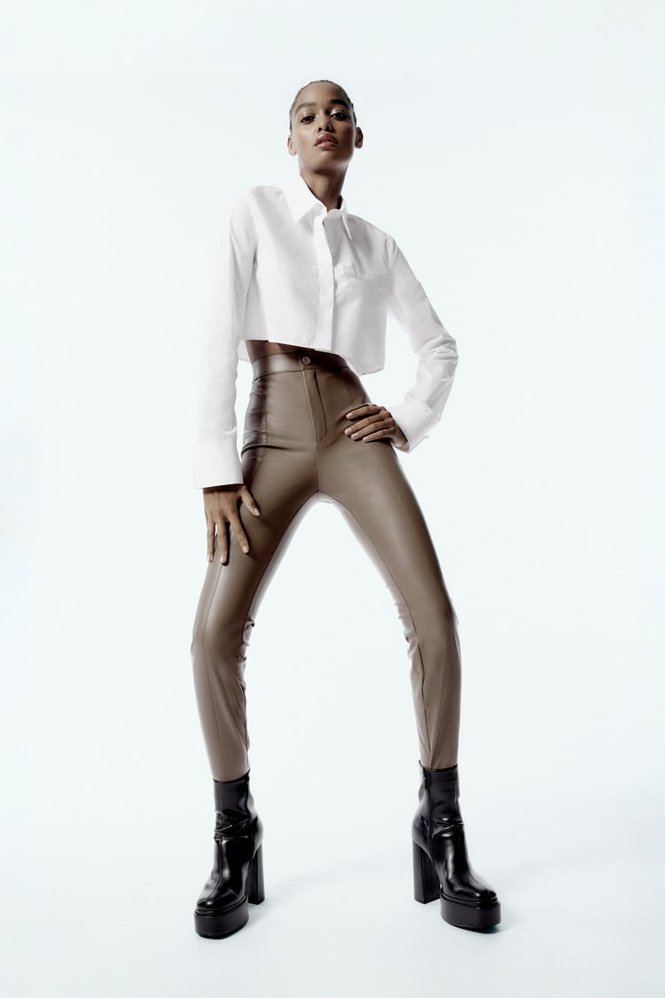 FAUX LEATHER LEGGINGS