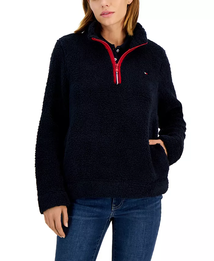 Women's Sherpa 1/4-Zip Pullover Jacket