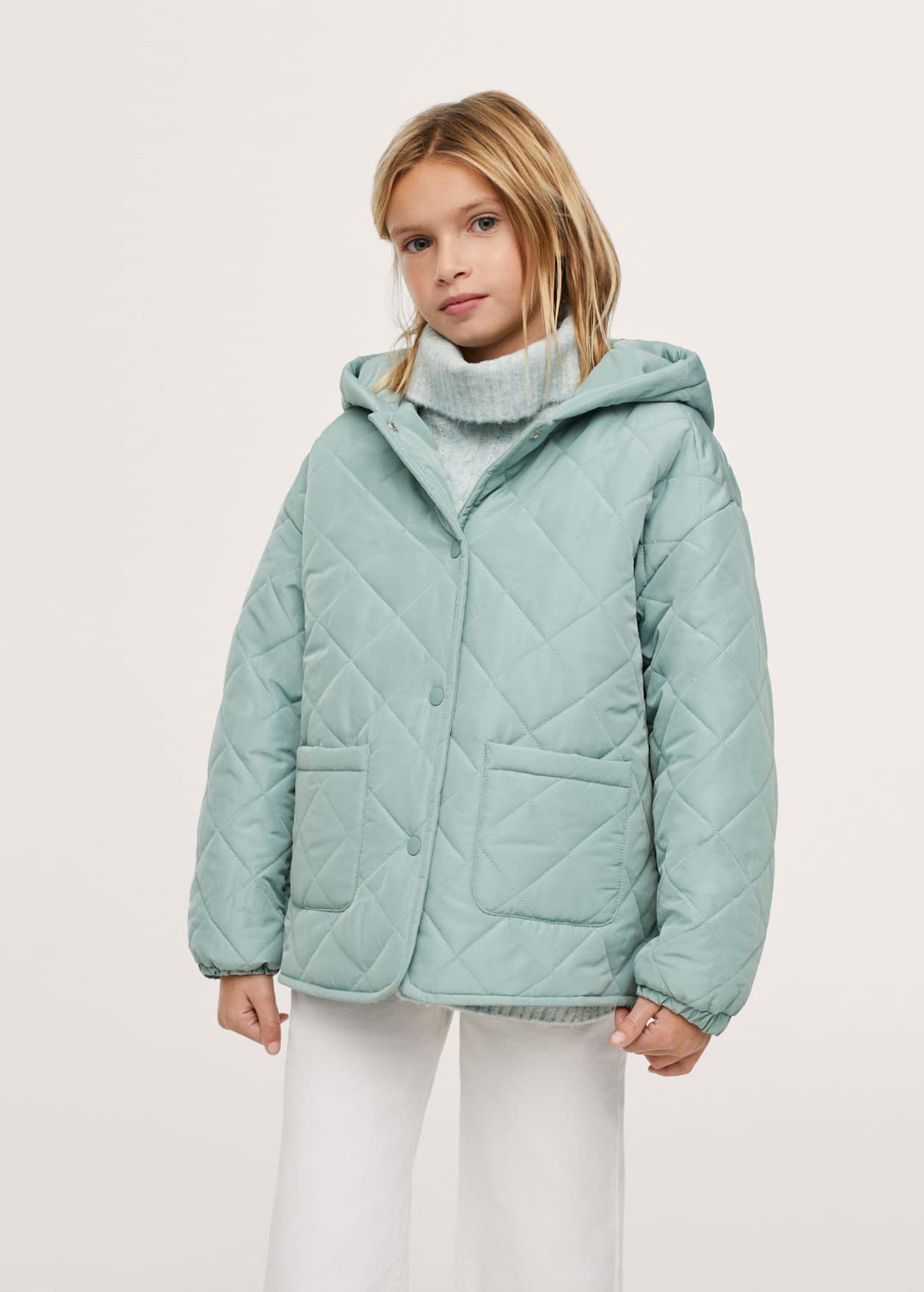 Chaqueta capucha acolchada