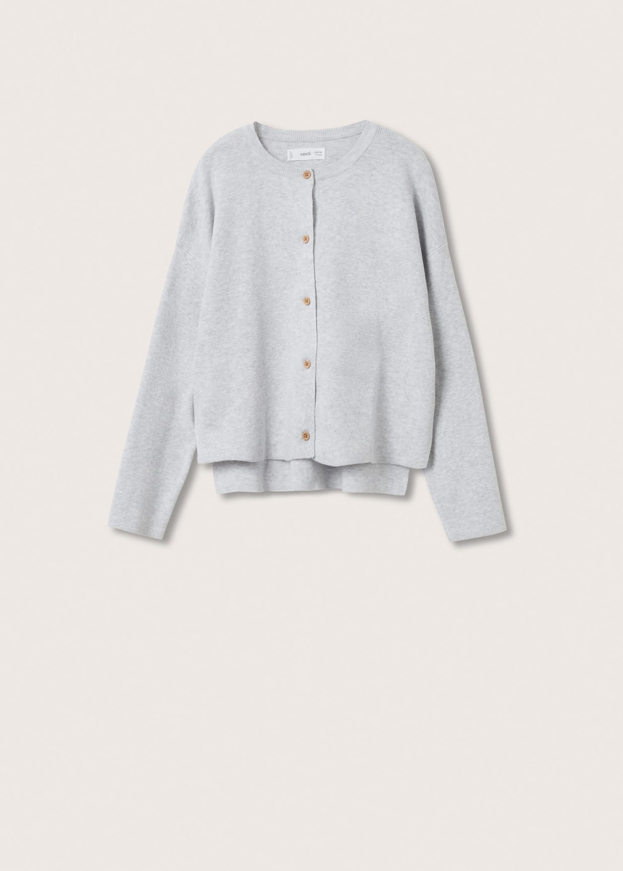 Cárdigan punto fino oversize