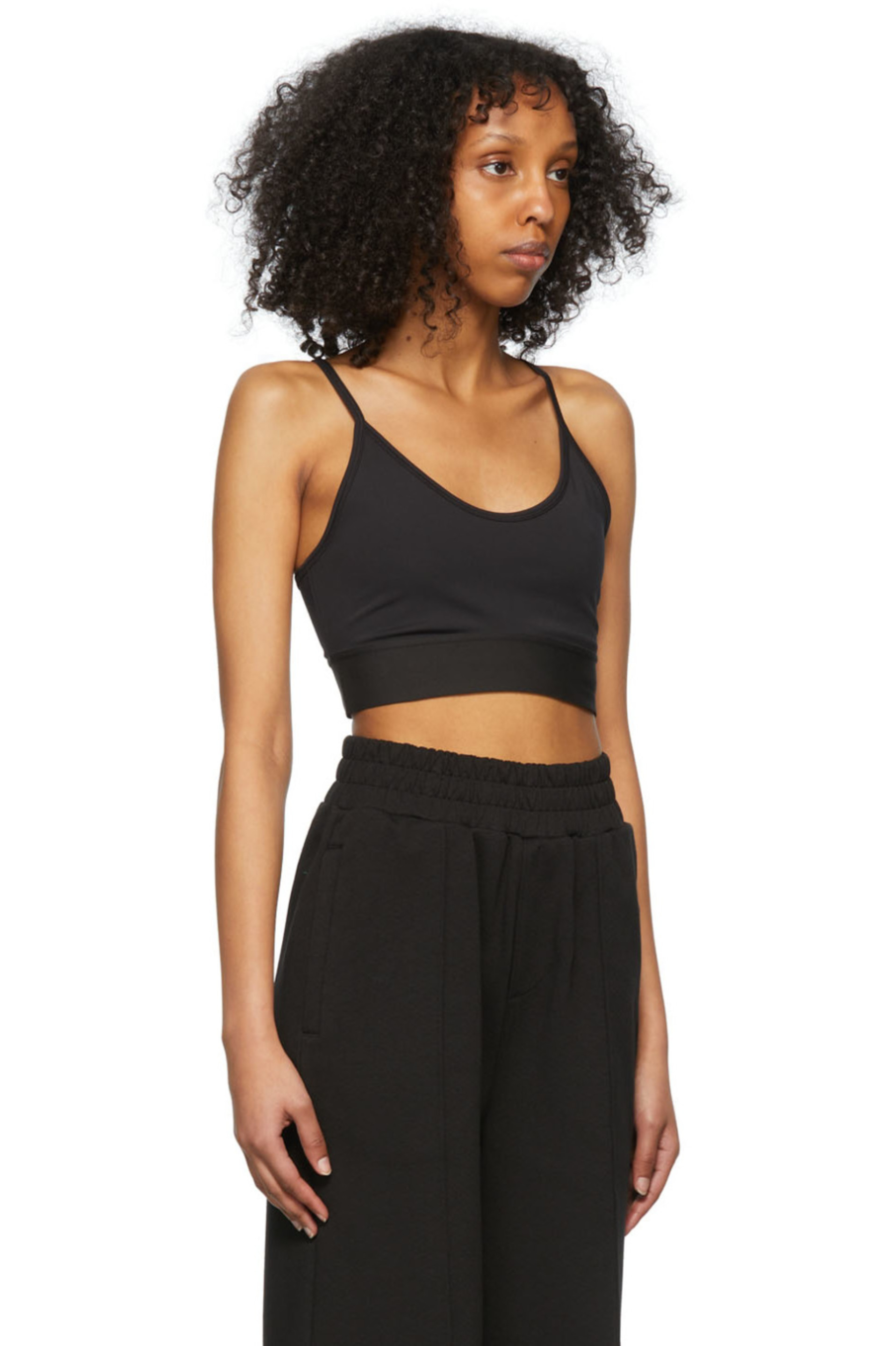 AMI ALEXANDRE MATTIUSSI Black Puma Edition Polyester Bra