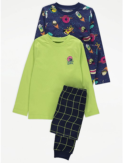 Space Food Pyjamas 2 Pack