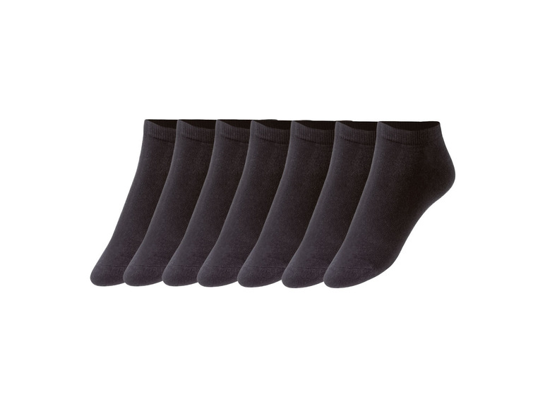 LIVERGY® Herren Sneakersocken, 7 Paar, mit hohem Baumwollanteil