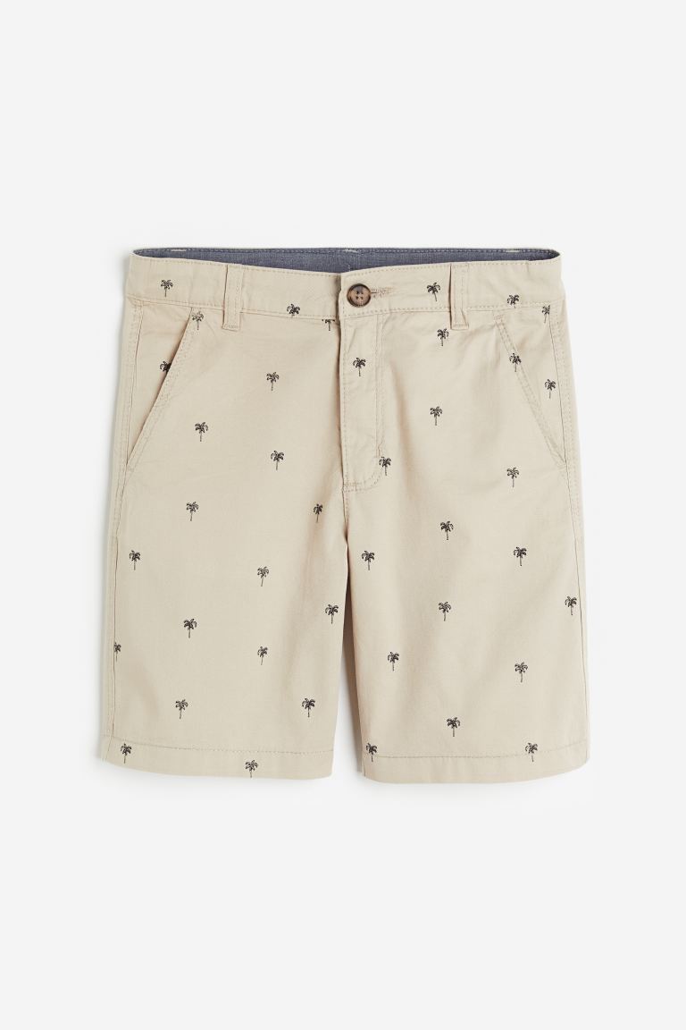 Cotton chino shorts