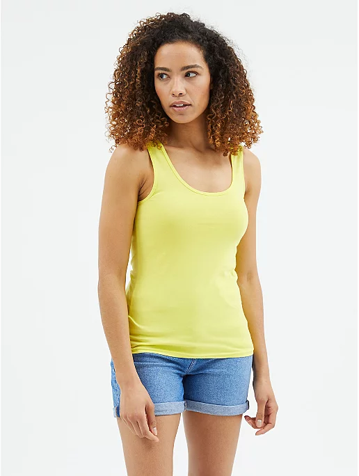 Lime Basic Fitted Vest