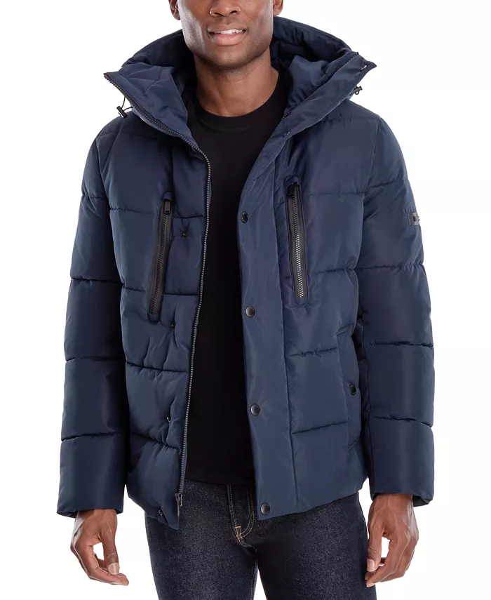 Men's Pop Puffer Coat, Created for Macy's