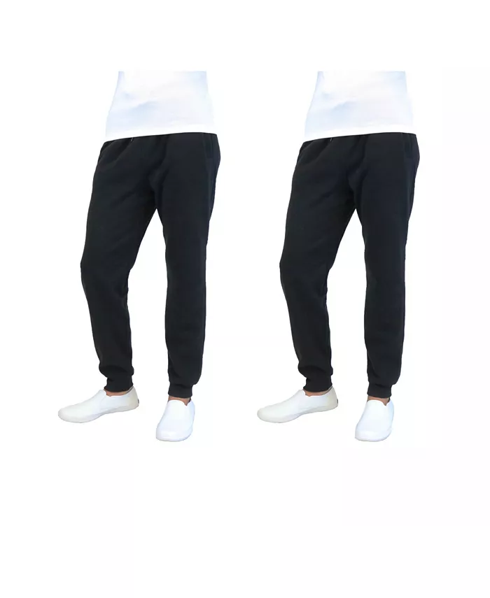 Men's 2-Packs Slim-Fit Fleece Jogger Sweatpants 