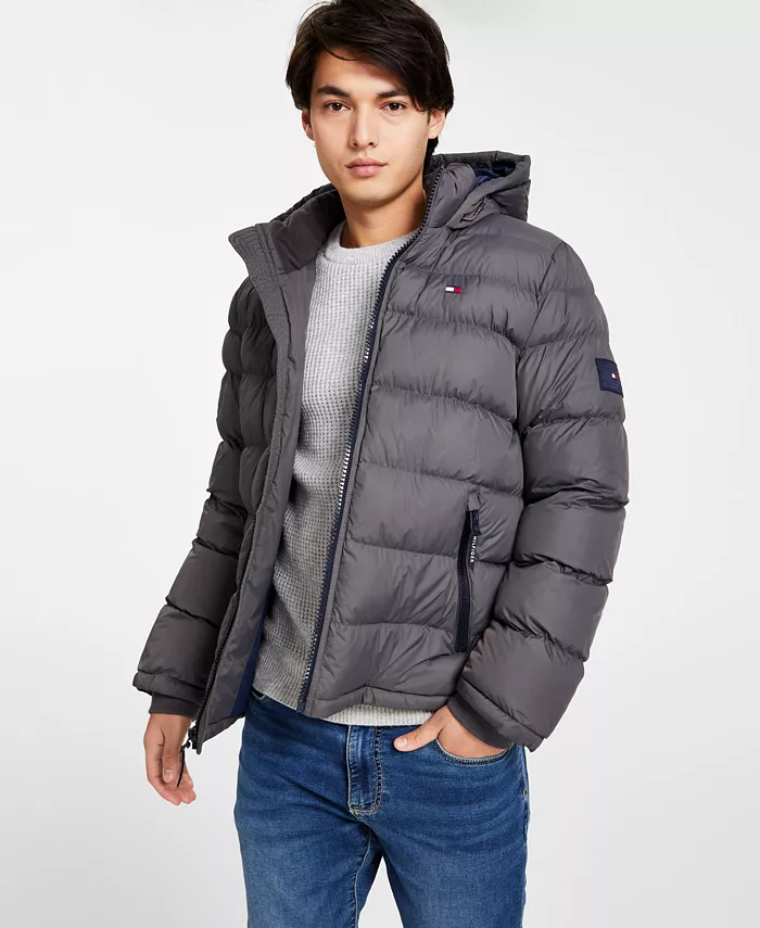 Men's Quilted Puffer Jacket, Created for Macy's