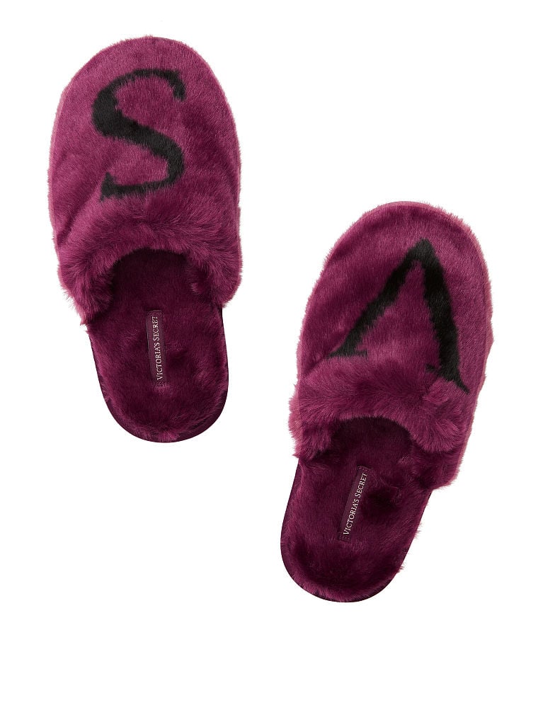 VICTORIA'S SECRET Closed-Toe Faux Fur Slipper