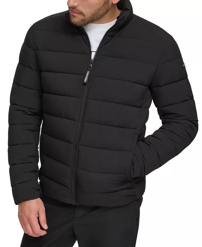 Men's Quilted Infinite Stretch Water-Resistant Puffer Jacket