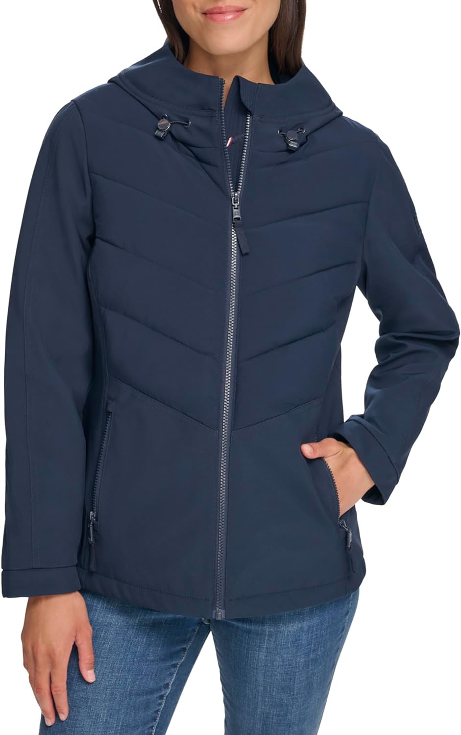 Tommy Hilfiger Women's Sporty Weather Resistant Jacket