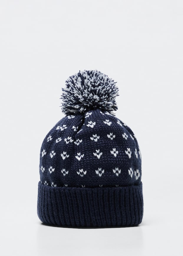 Gorro punto pompón -  Niño