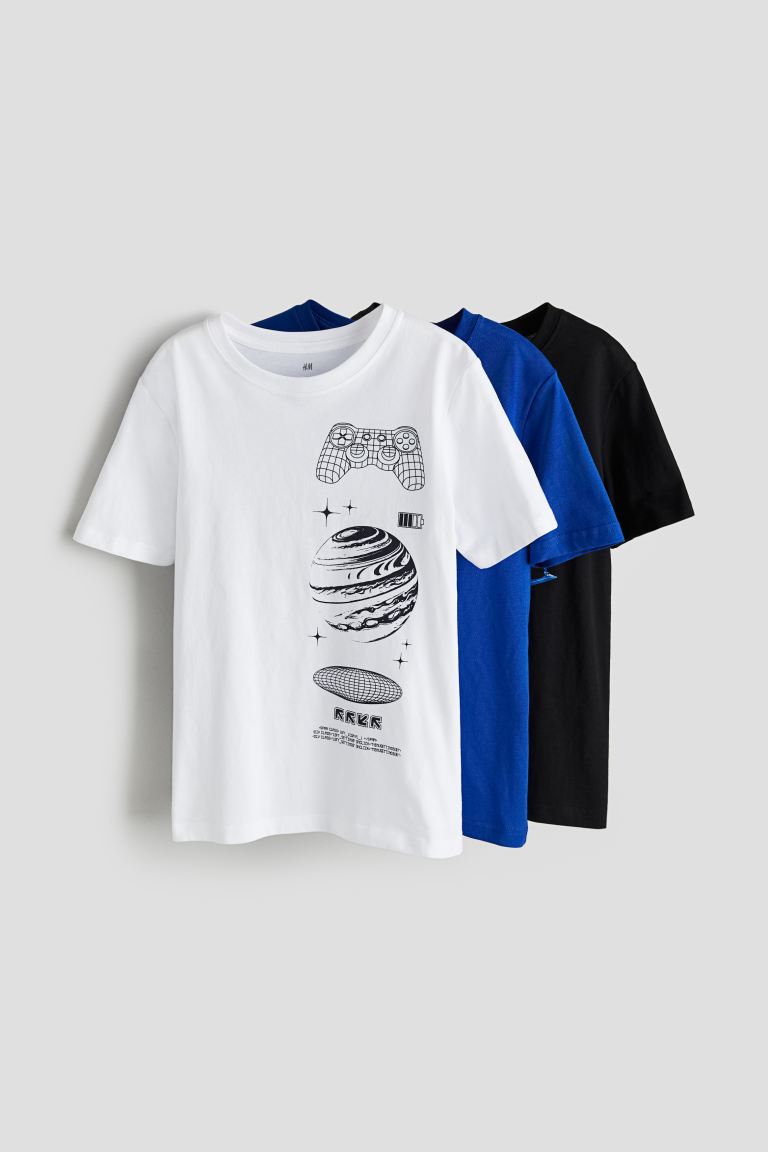 3-pack cotton T-shirts