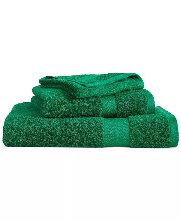TOMMY HILFIGER Modern American Solid Cotton Bath Towel, 30