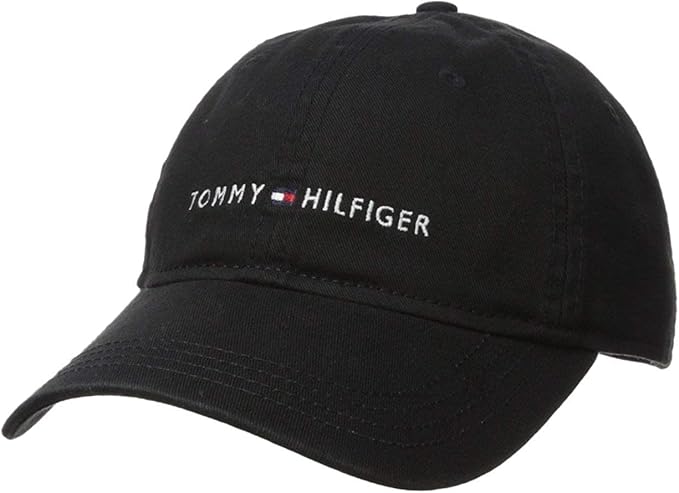 Tommy Hilfiger Men's Cotton Logo Adjustable Baseball Cap