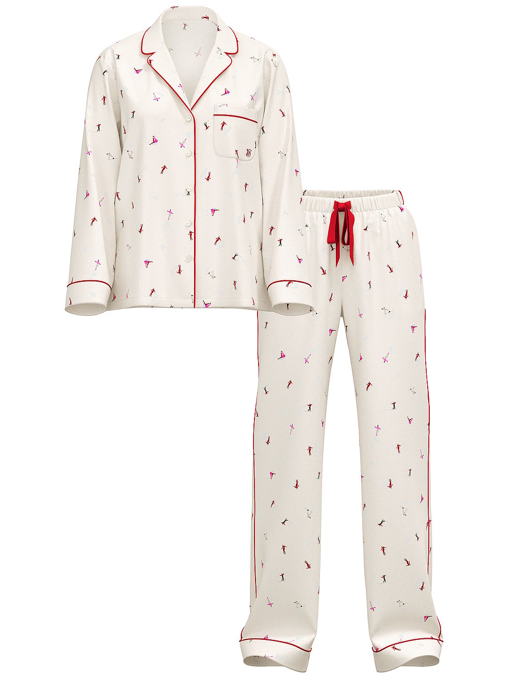 Victoria's Secret Flannel Long Pajama Set