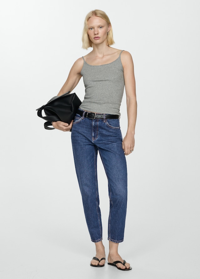 Jeans Newmom confort tiro alto