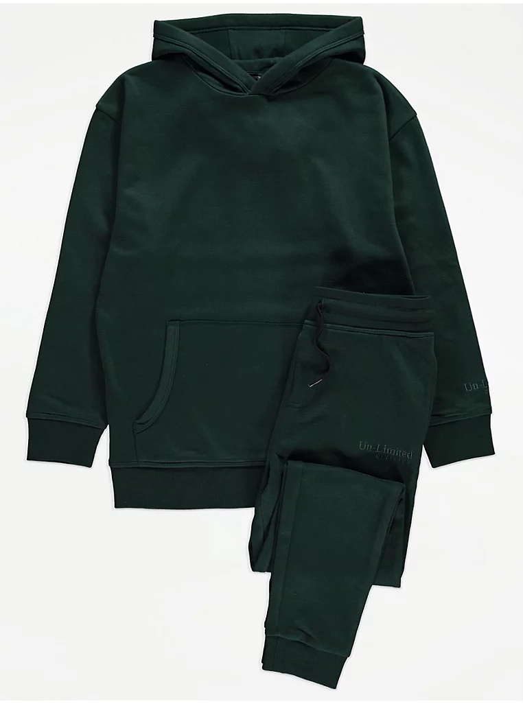 Green Un-Limited Division Hoodie and Joggers Set