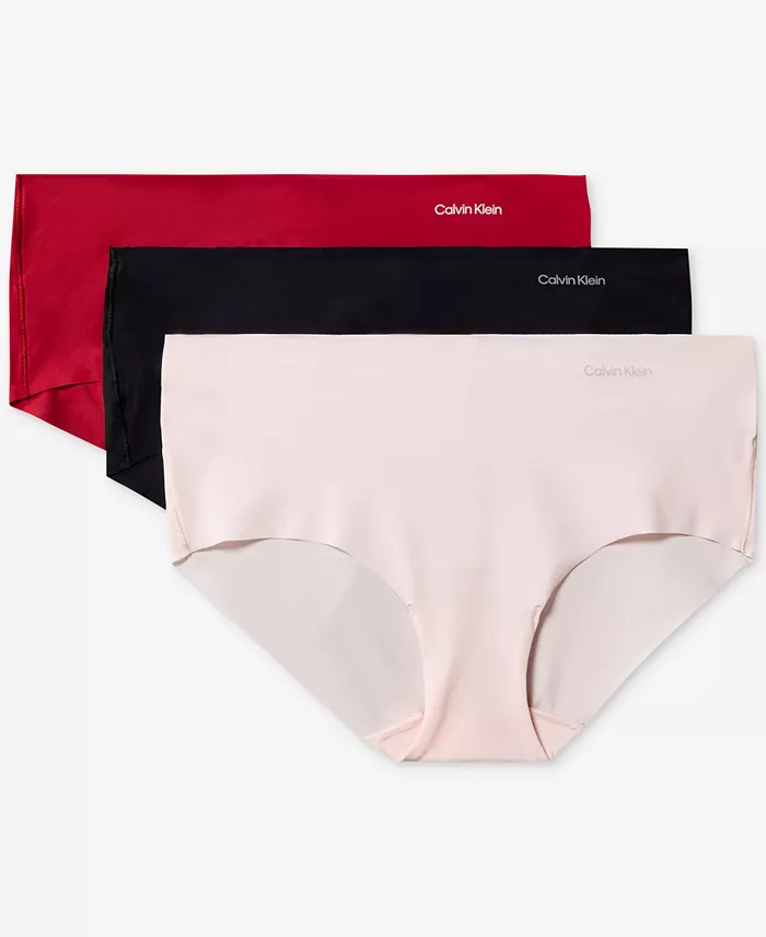 Calvin Klein Women's Invisibles Hipster Underwear 3-Pack QD3559