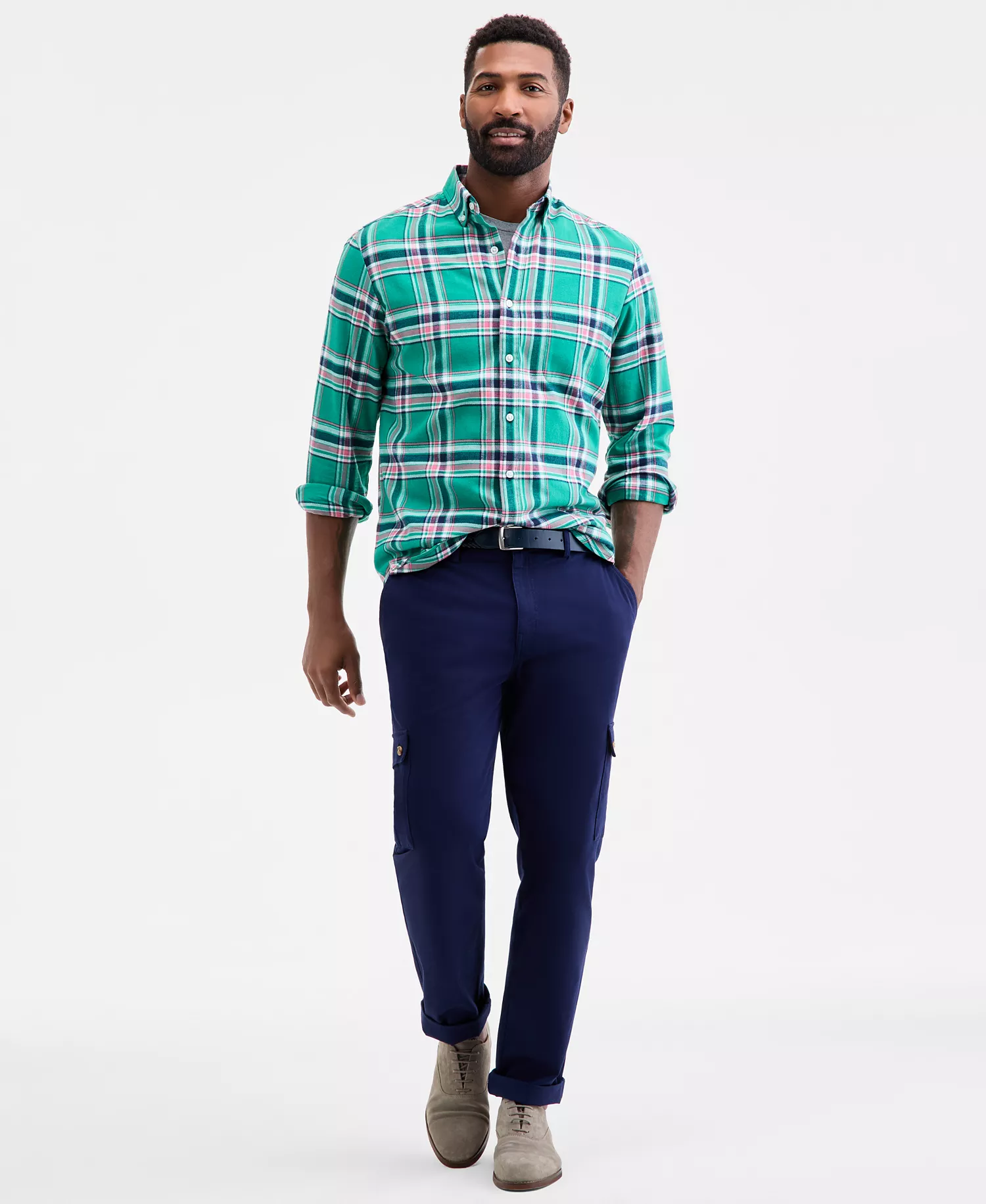 Men's Regular-Fit Flannel Shirt