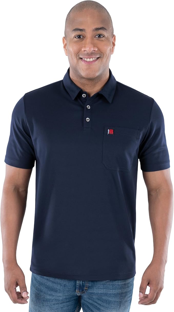 Wrangler Riggs Workwear Mens Short Sleeve Performance Pocket Polo